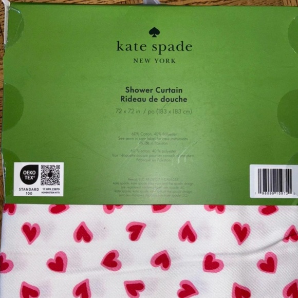 Kate Spade shower curtain - Picture 2 of 4